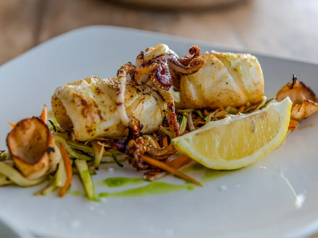 Fresh seafood